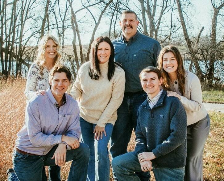 Melissa Missy Helms with her family